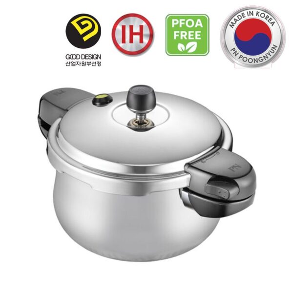 Nồi áp suất Inox 3 lớp IH hiệu PN HNHPC-06(IH) [3.5L]