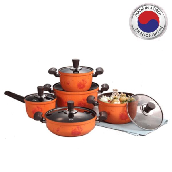 Bộ nồi nhà bếp Ceramic hiệu PN FACPT [10 món]