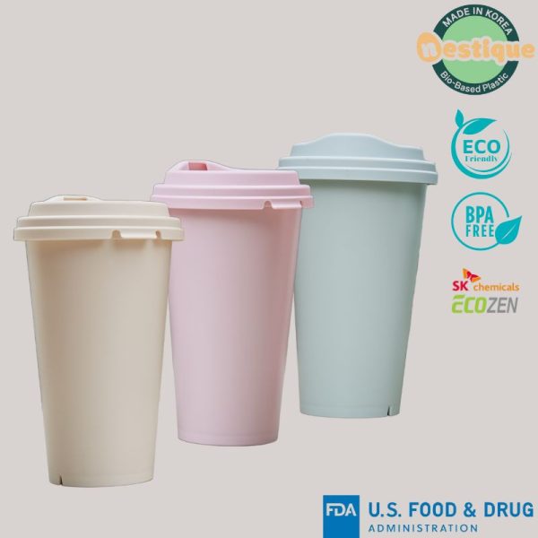 Ly Reusable Cup cao cấp hiệu Nestique N-731F [540ml]